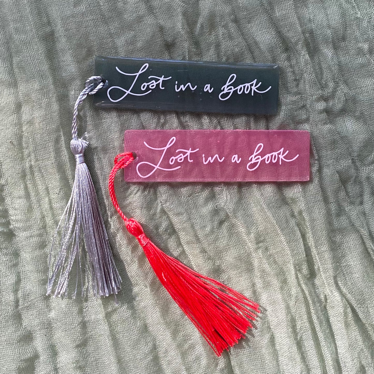 Handmade Resin Bookmark | Lost in a book