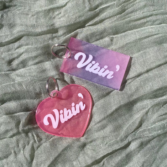 Handmade Resin Keychain | Vibin’