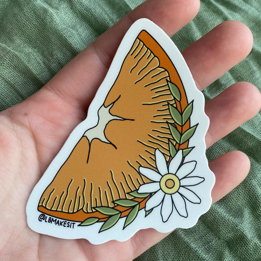 Waterproof Sticker | Orange Slice