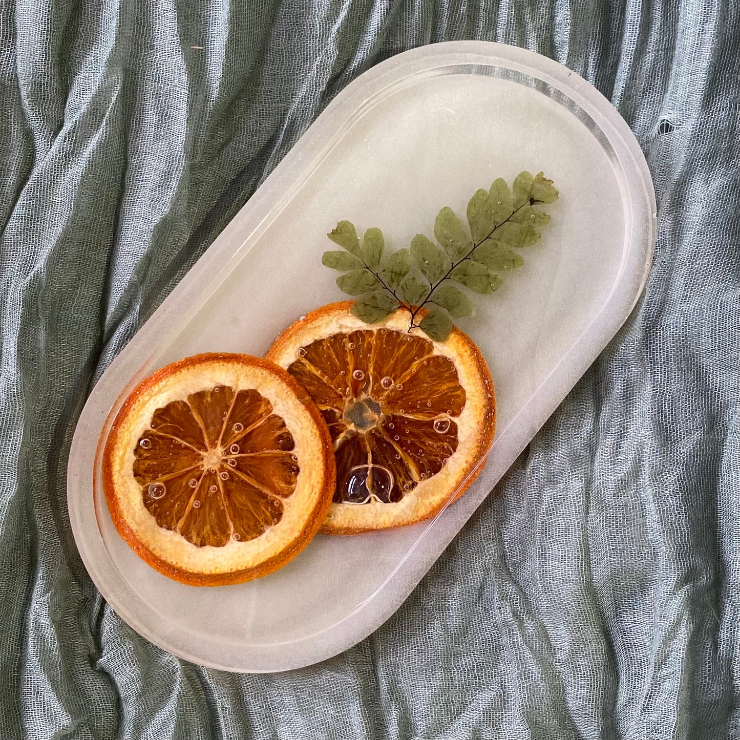 Catch All Tray | Oranges & Greenery