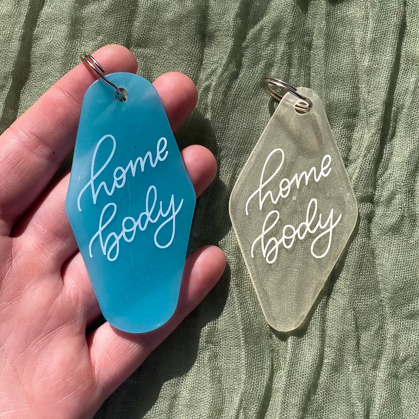 Handmade Resin Keychain | home body