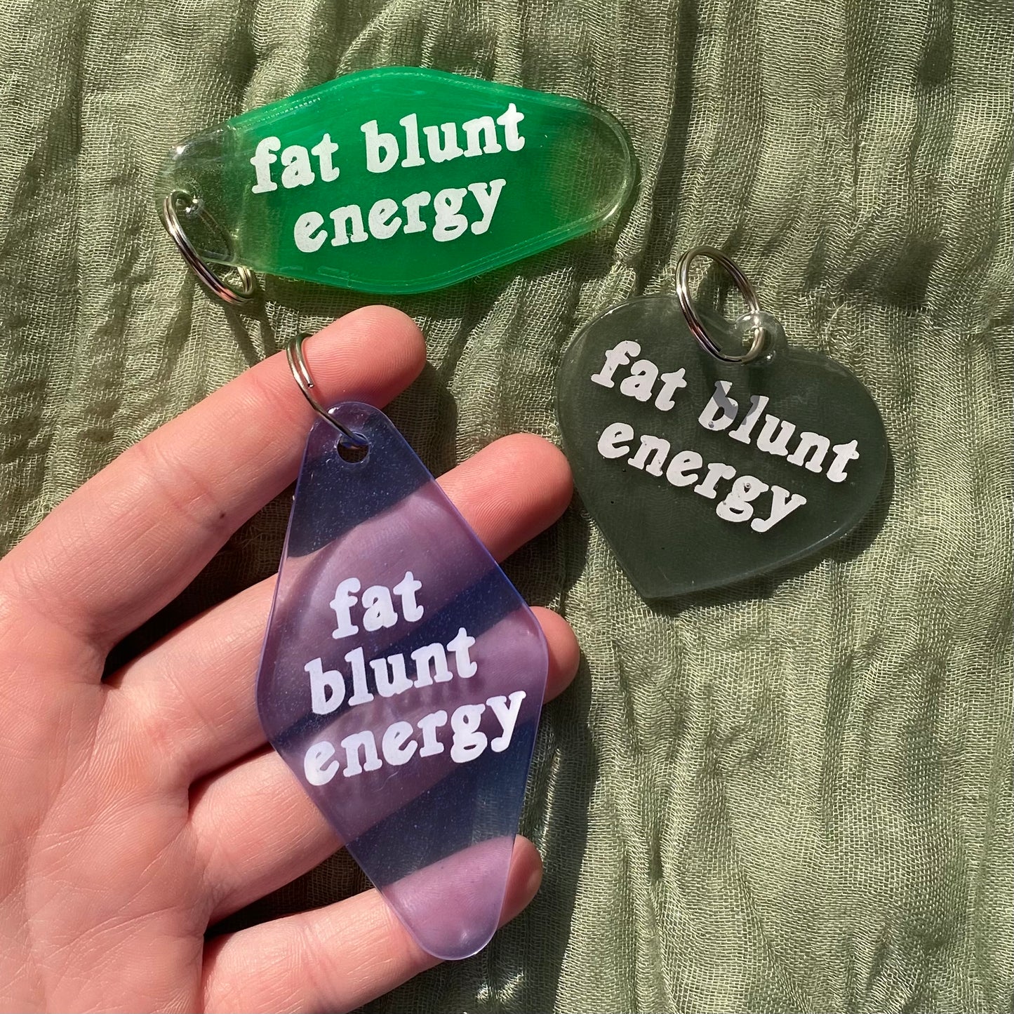 Handmade Resin Keychain | Fat Blunt Energy