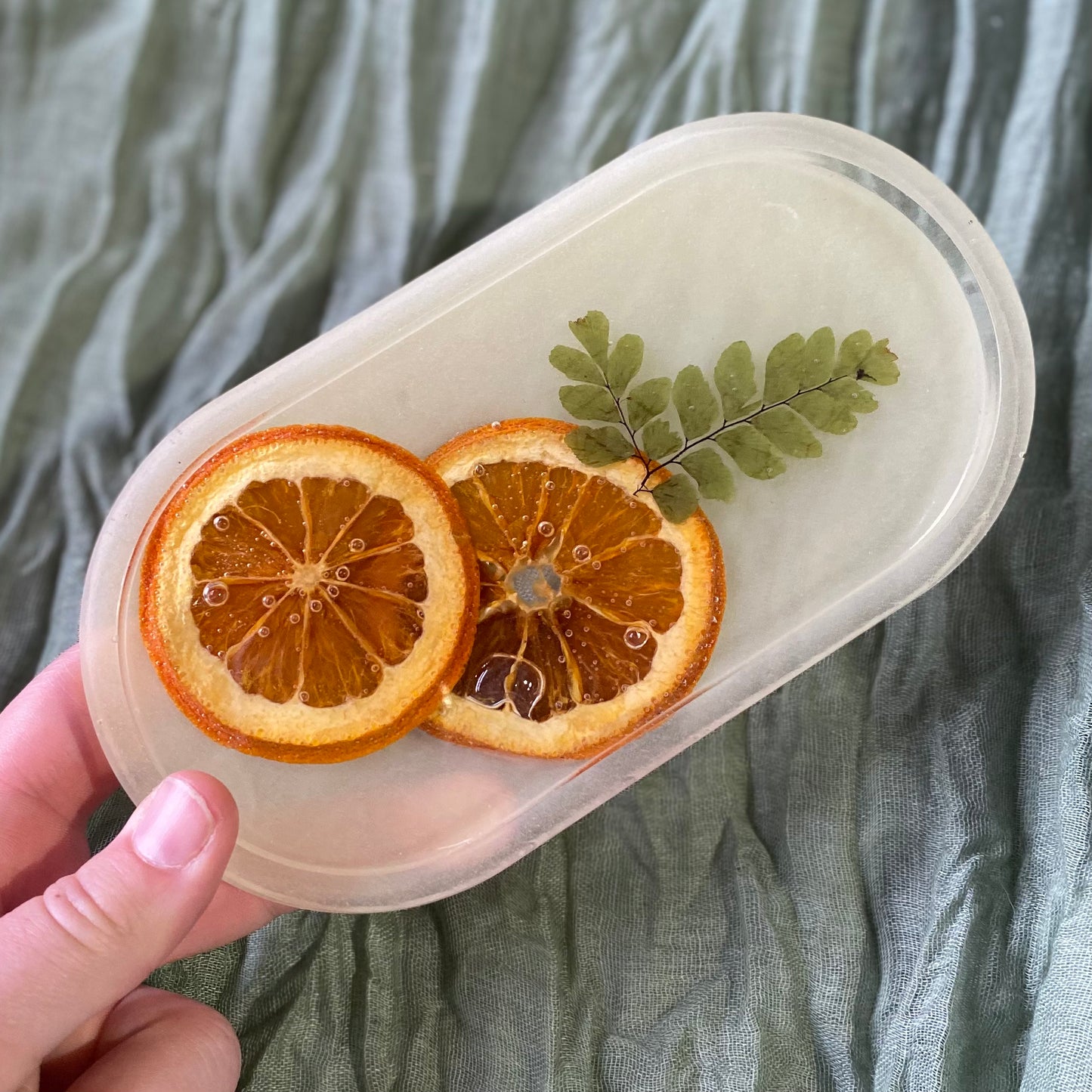 Catch All Tray | Oranges & Greenery